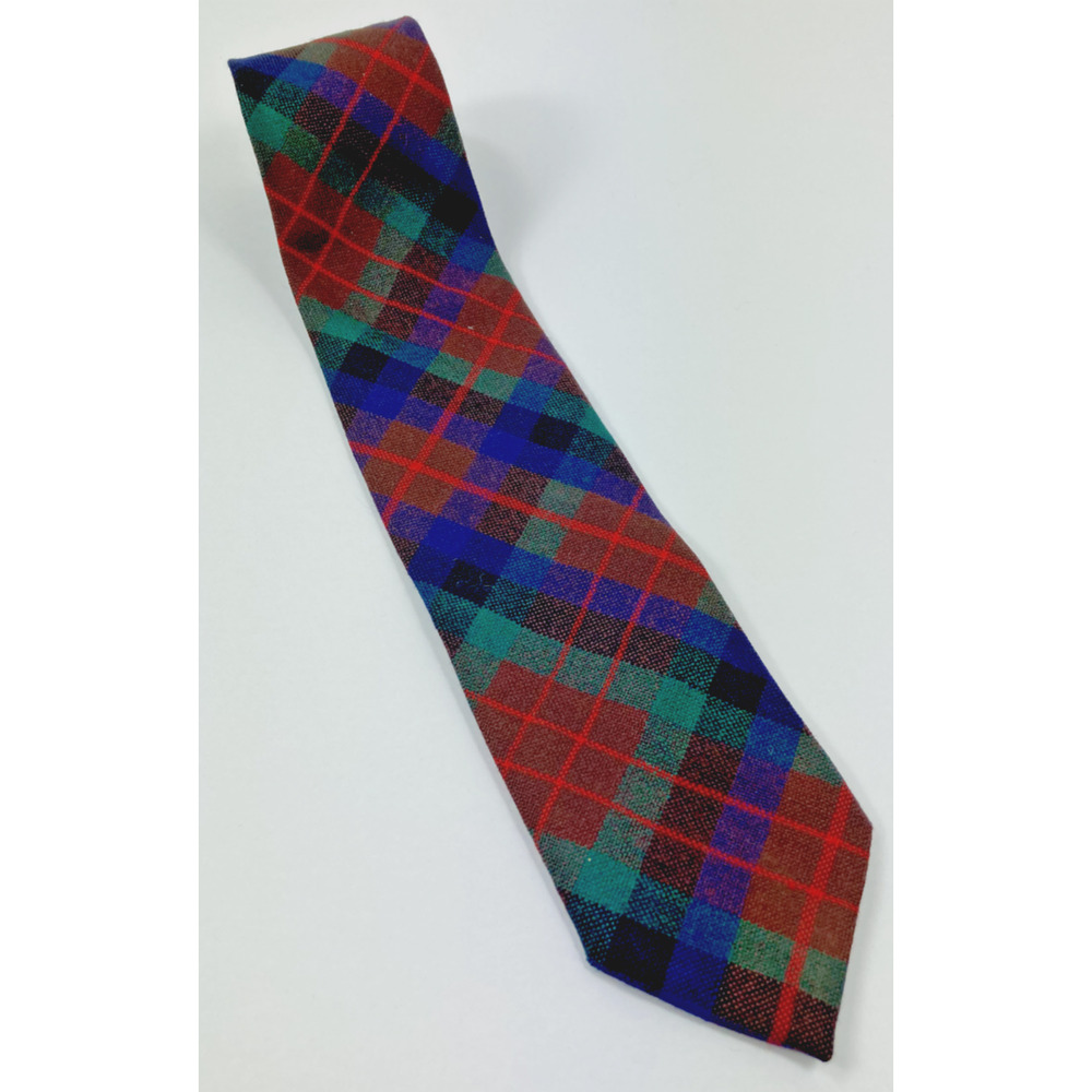 MacDuff Vintage Tie 100% Wool Neck Tie Made in Scotland